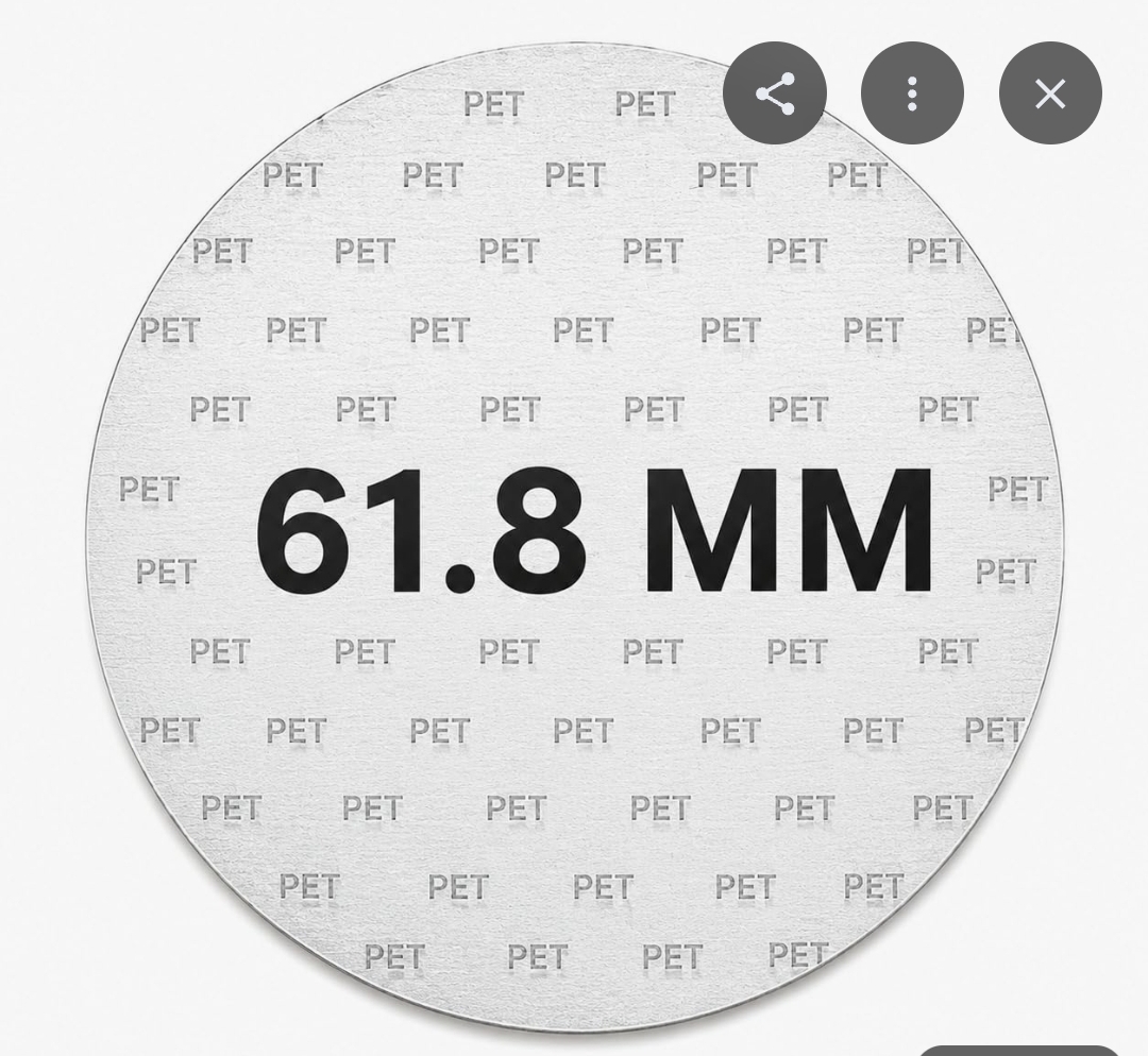 61.8 mm Induction wad for pet jar